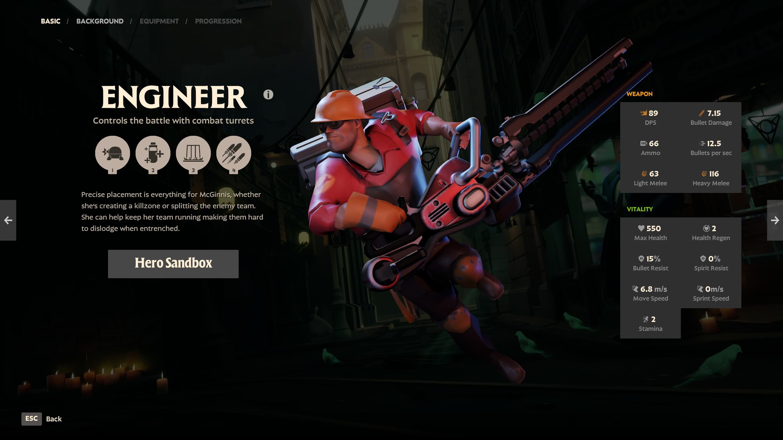 (OUTDATED) TF2 Engineer Mcginnis skin screenshot 2