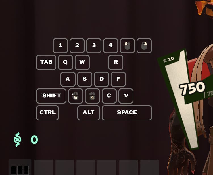Keyboard input overlay screenshot 2