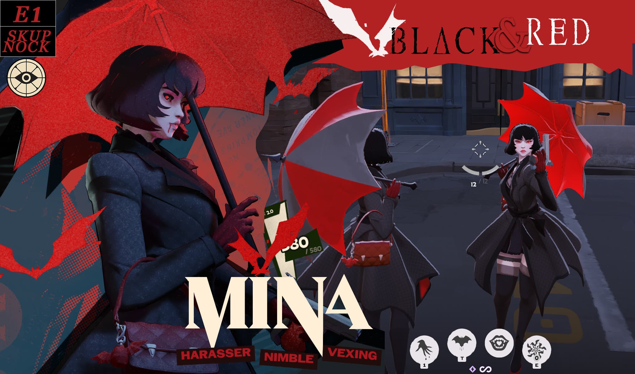 MINA-BlackWhiteRed screenshot 3