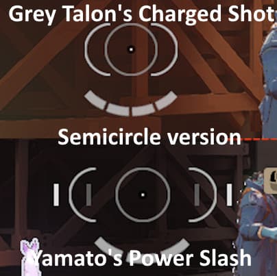 Slim circle crosshair for Yamato and Grey Talon screenshot