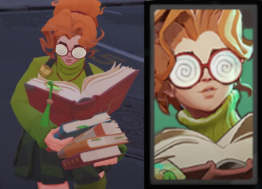 Swirly Glasses Paige @_@