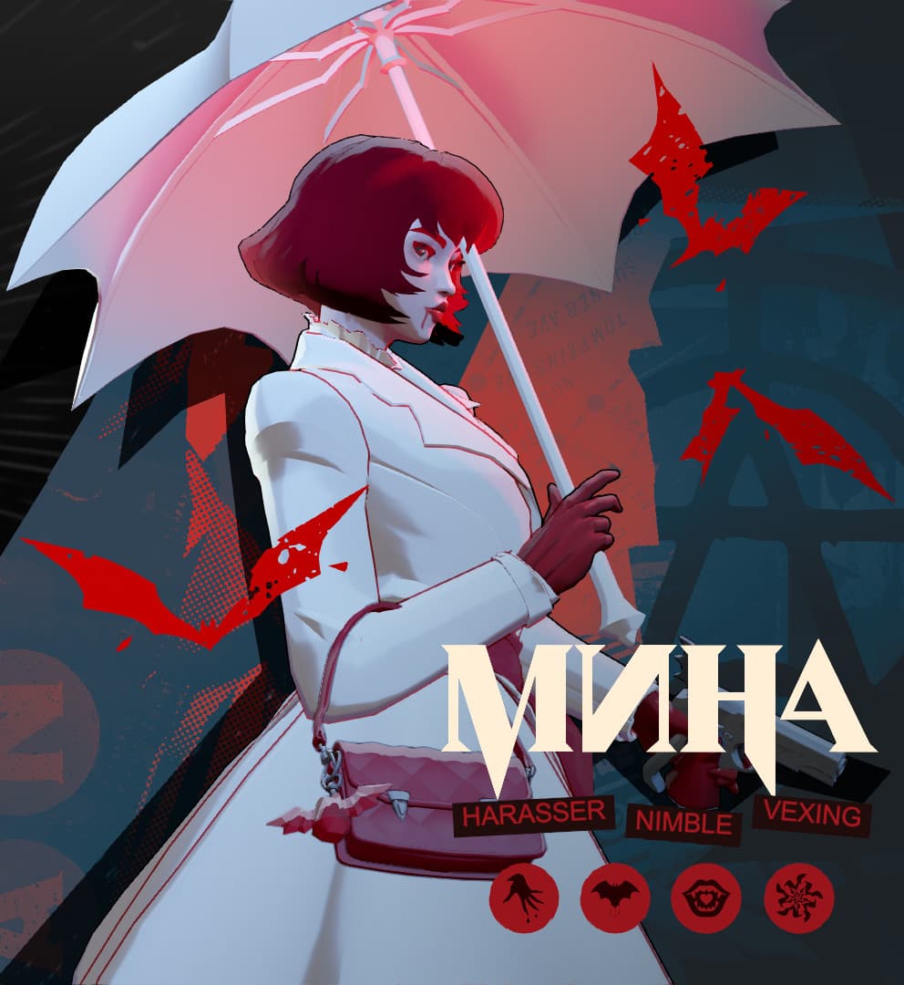 Red White and Mina