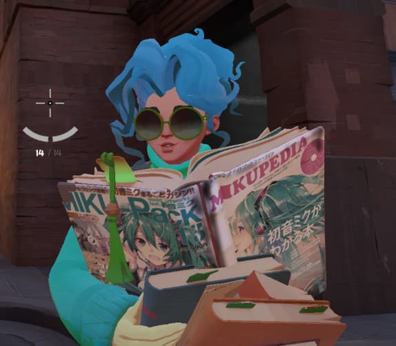 Paige hatsune miku theme recolor + book cover screenshot 3