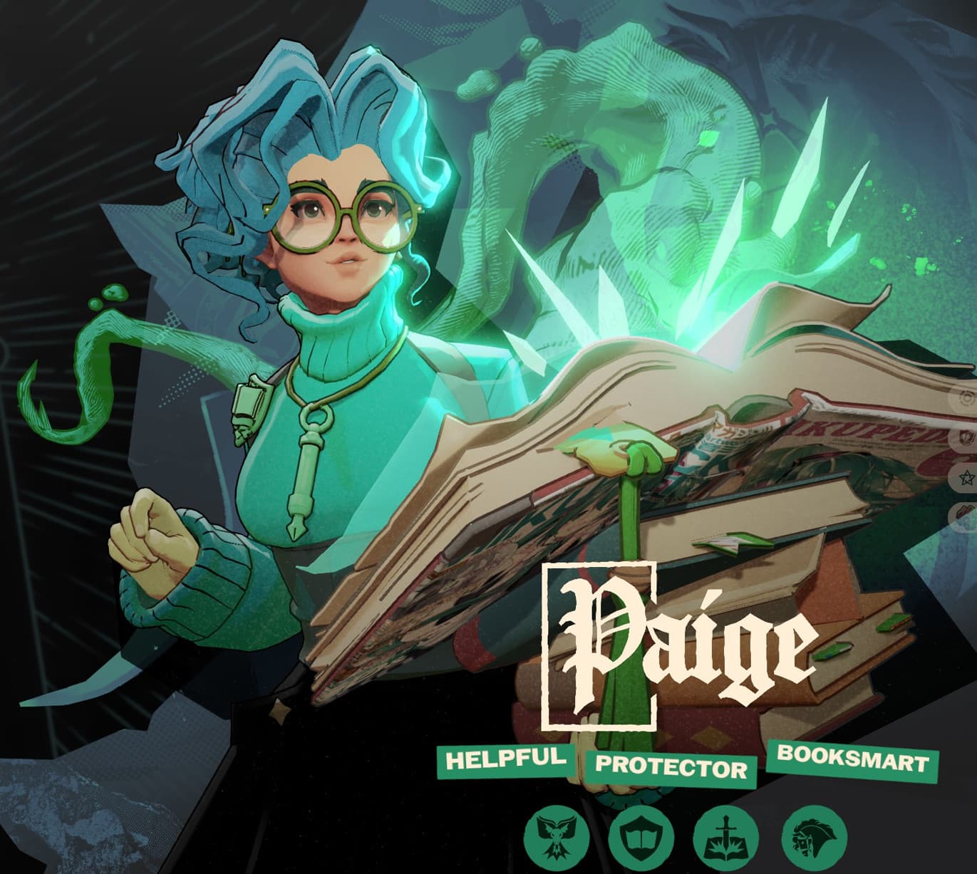 Paige hatsune miku theme recolor + book cover screenshot 2