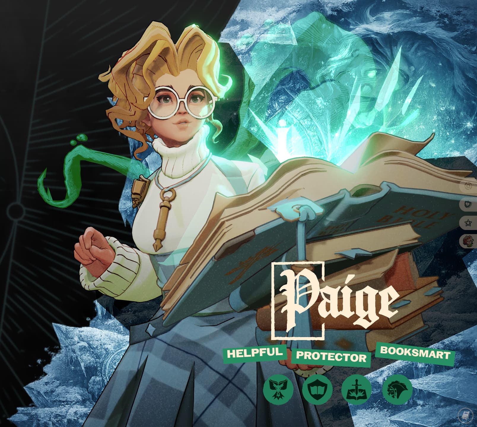 Paige (Light Blue & White Recolor)