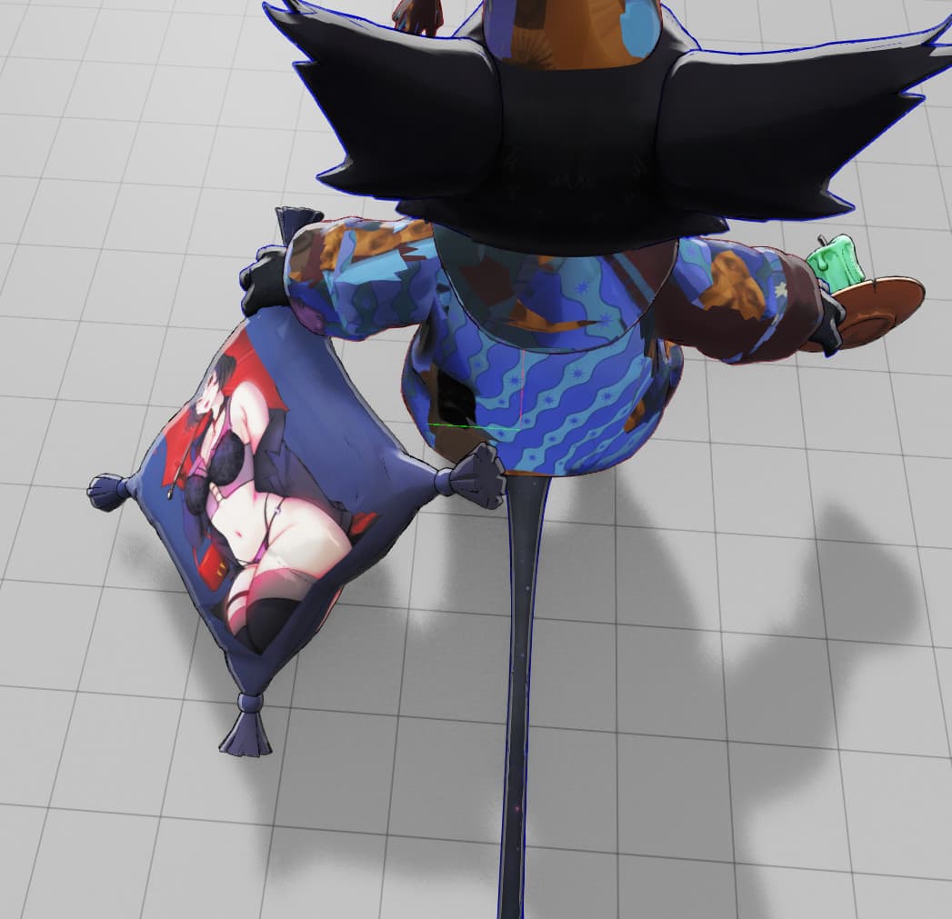 Rem pillow mina retexture screenshot 2