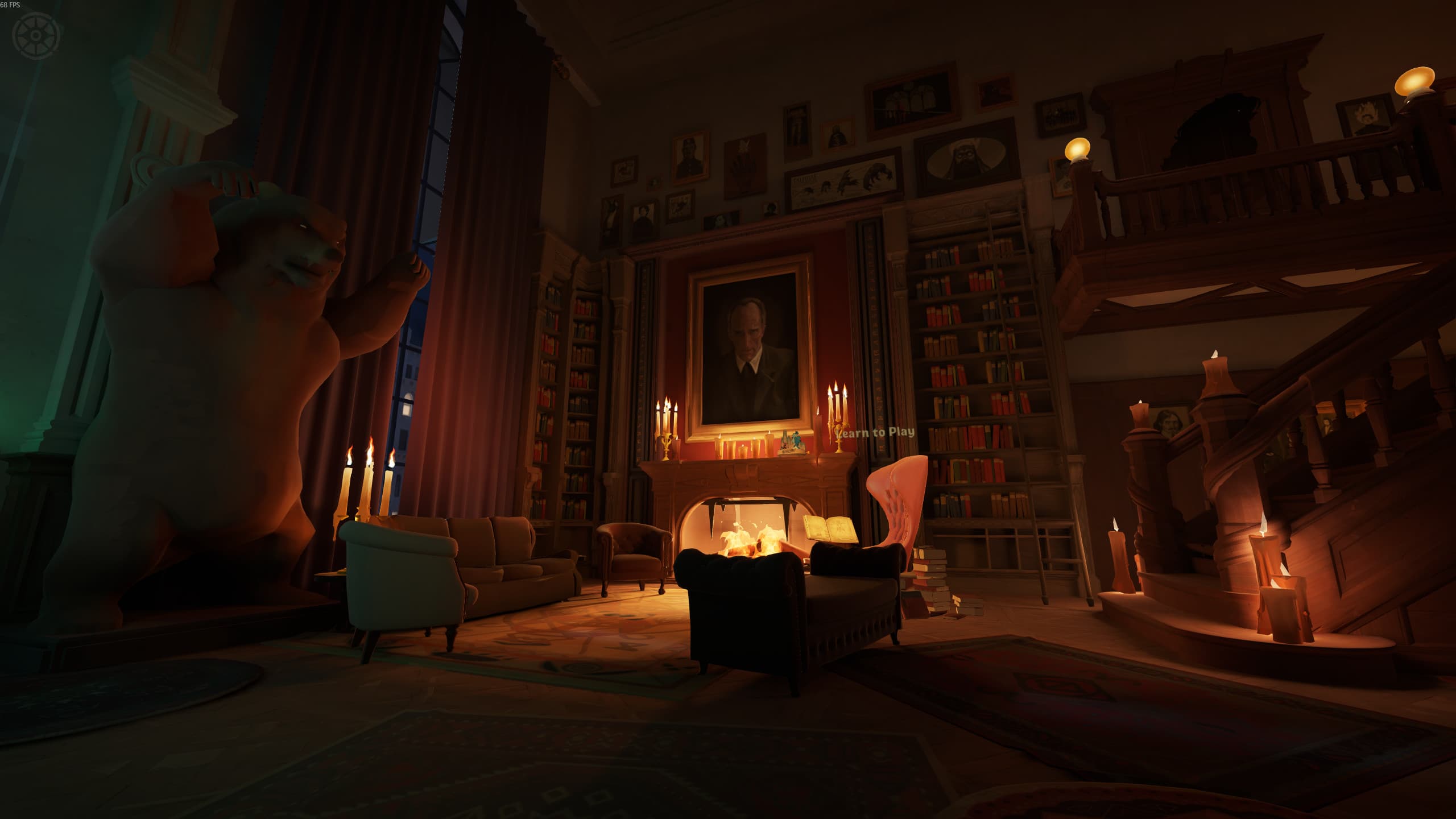 Cave Johnson Portrait screenshot 2