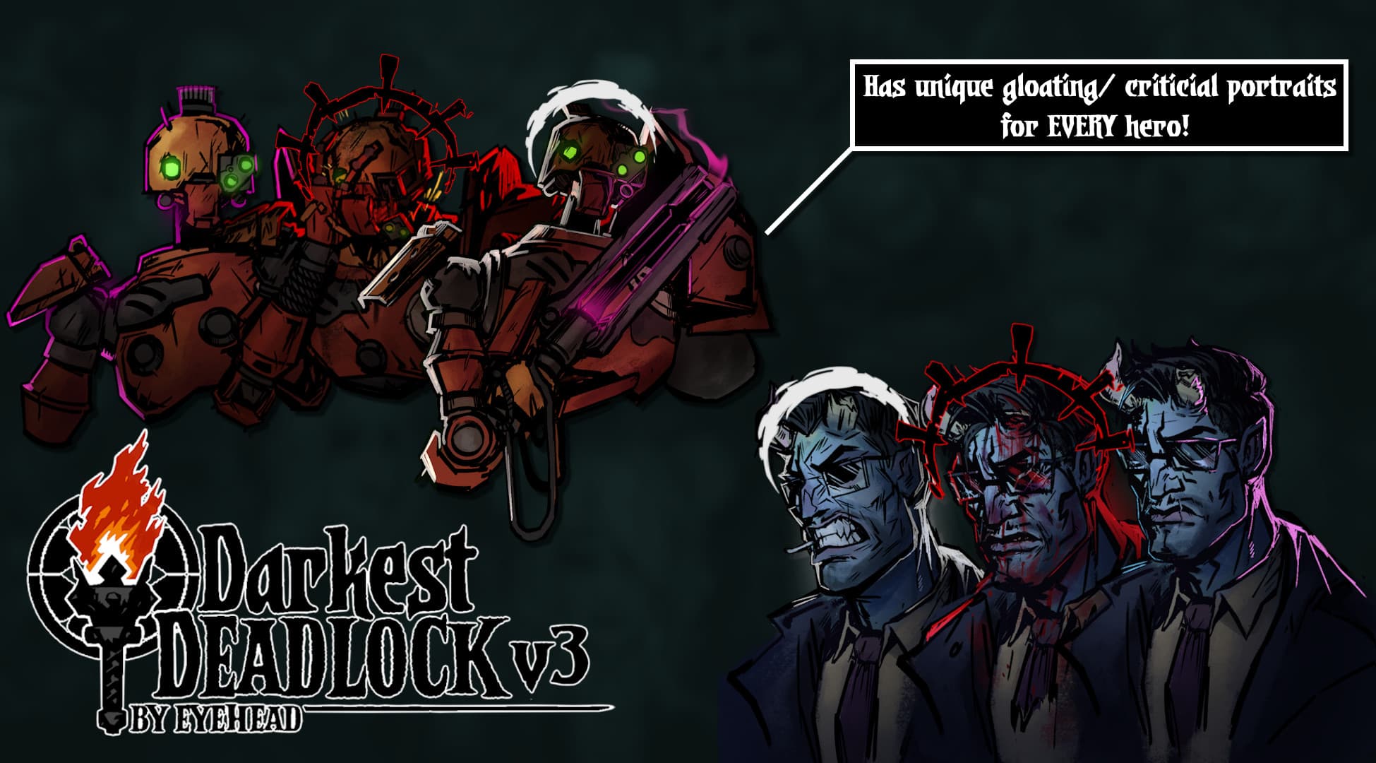 [OLD GODS NEW BLOOD] DARKEST DEADLOCK Portraits screenshot 3