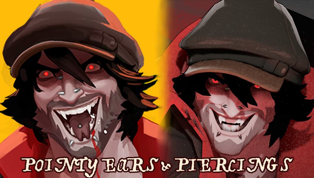 Pointy Ears + Piercings Drifter model