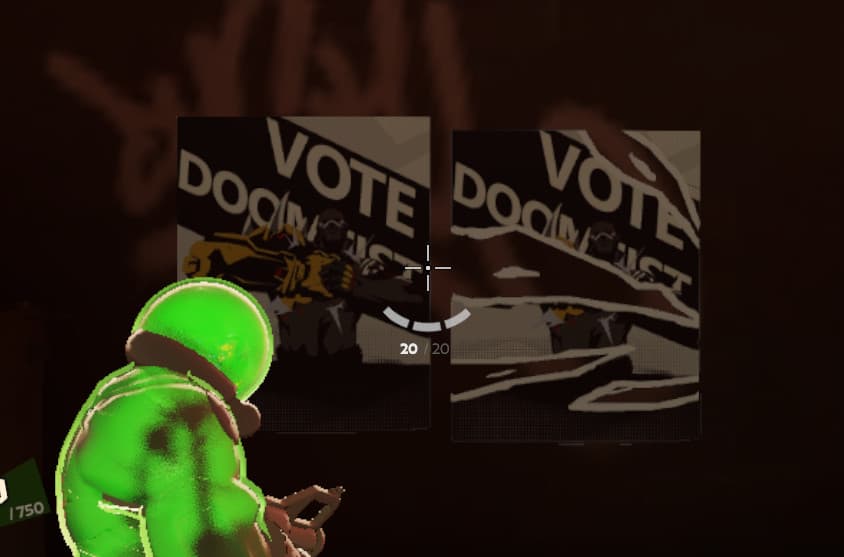 Vote Doomfist spray screenshot