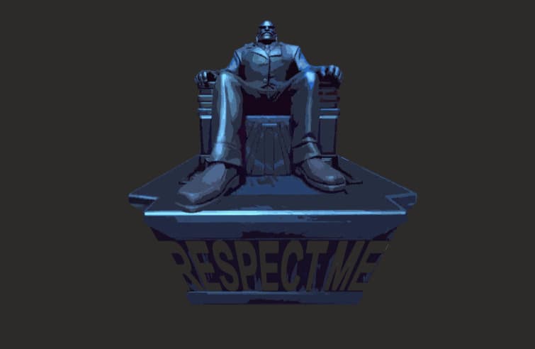 "Respect me" OW spray, poster replacement screenshot
