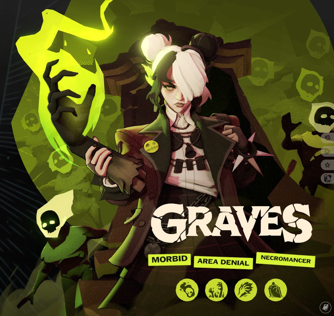 Split Dyed Hair Graves