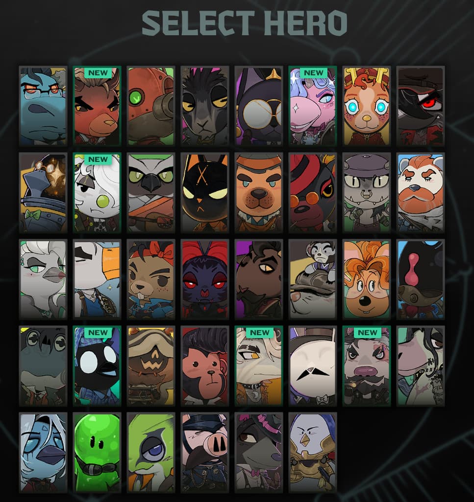 Deadlock X Animal Crossing - Character Selection screenshot
