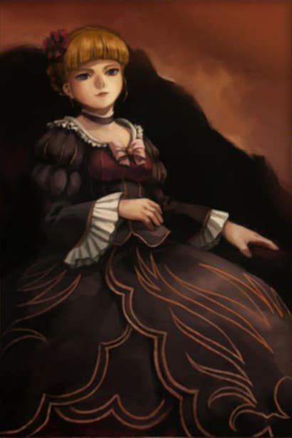 Umineko Beatrice Painting in Hideout screenshot 2