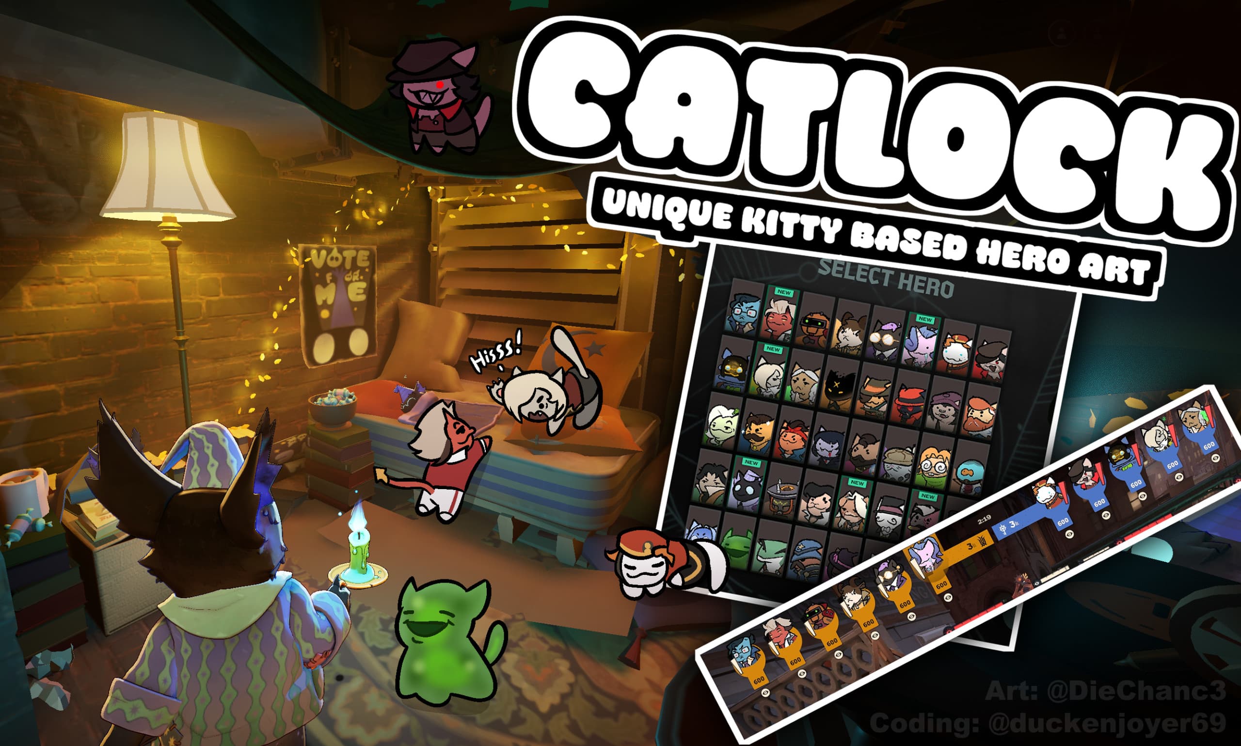 Catlock: Kitty Hero Portraits screenshot 6