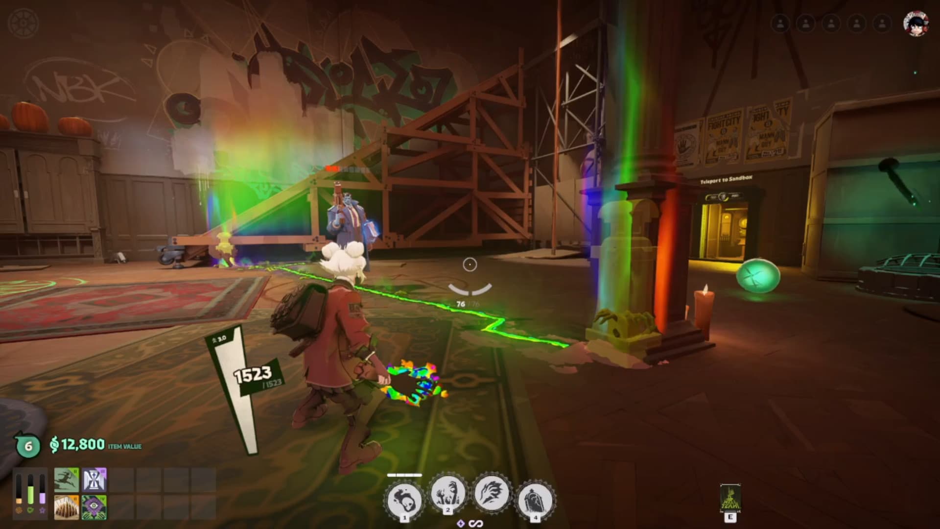 Rainbow Particles For Graves screenshot