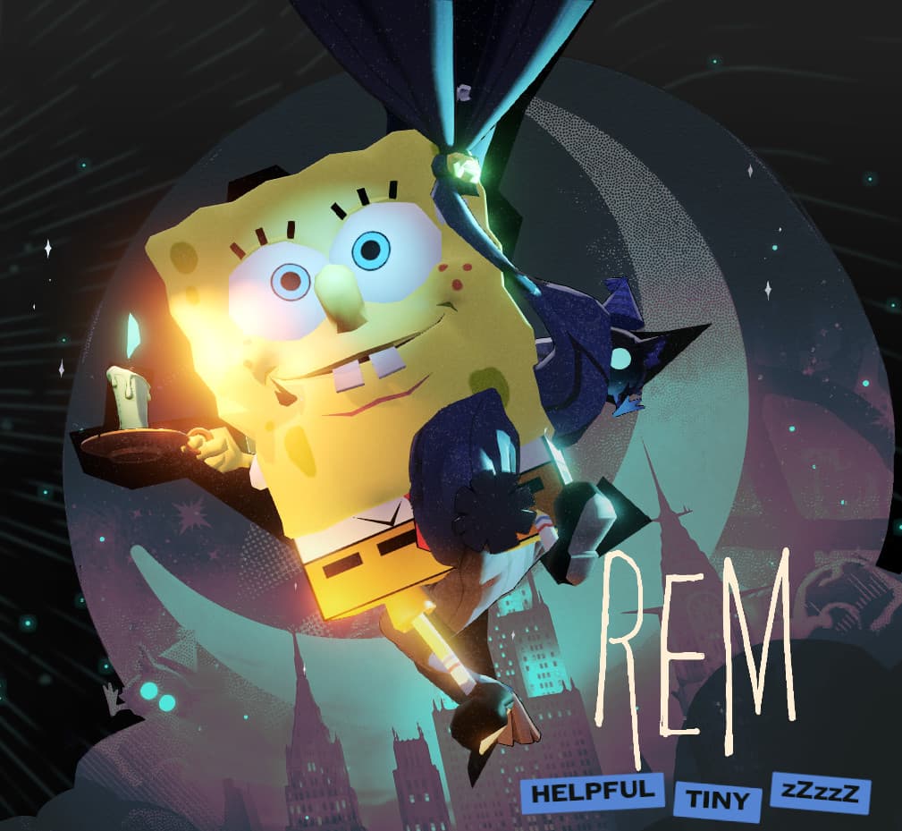 Spongebob as REM