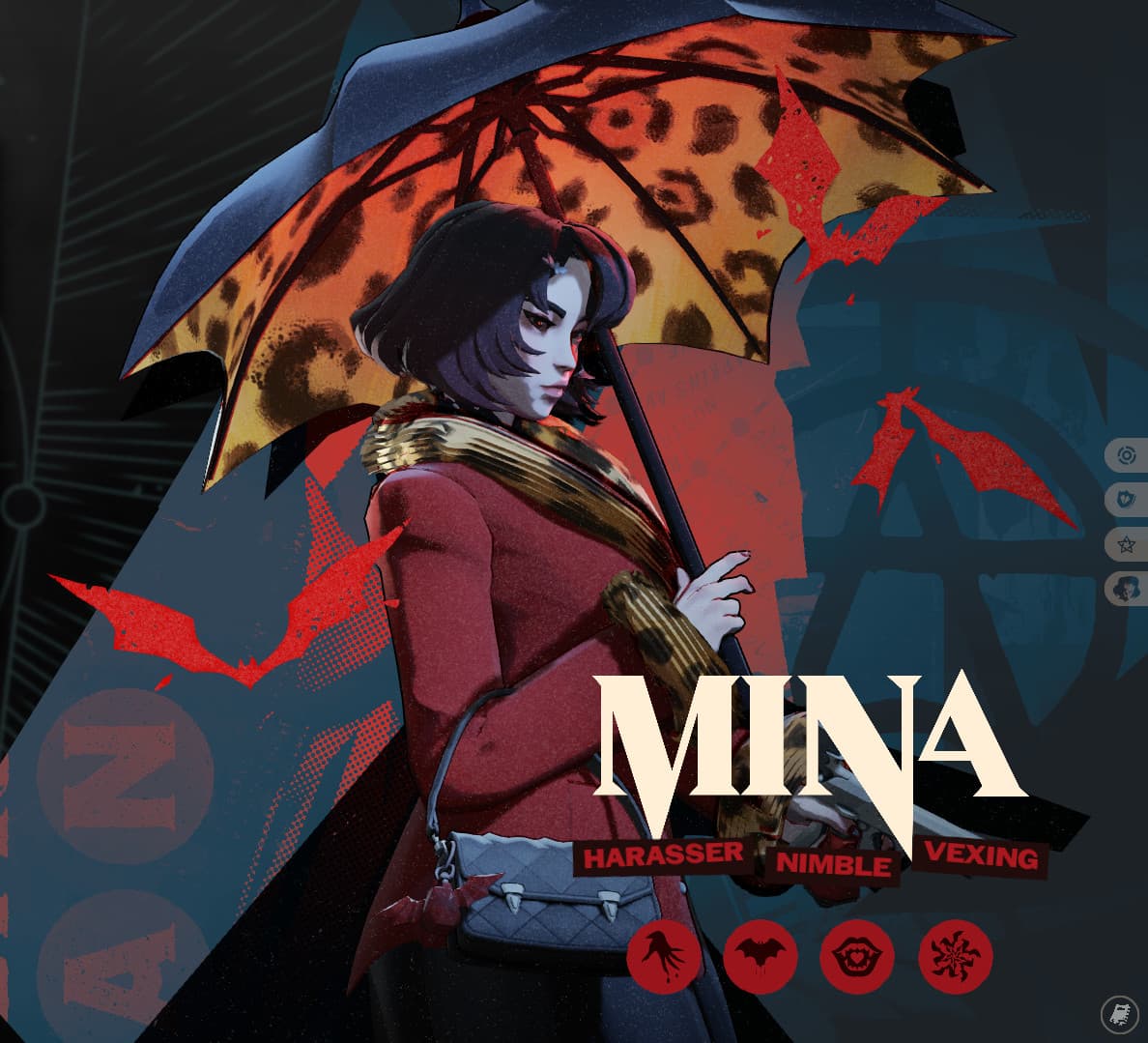 Mina's fur coat