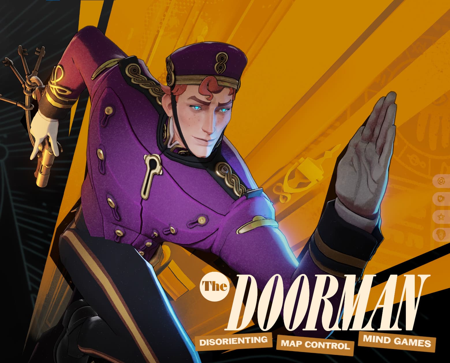 Purple Doorman (Bunny Suit Compatible)