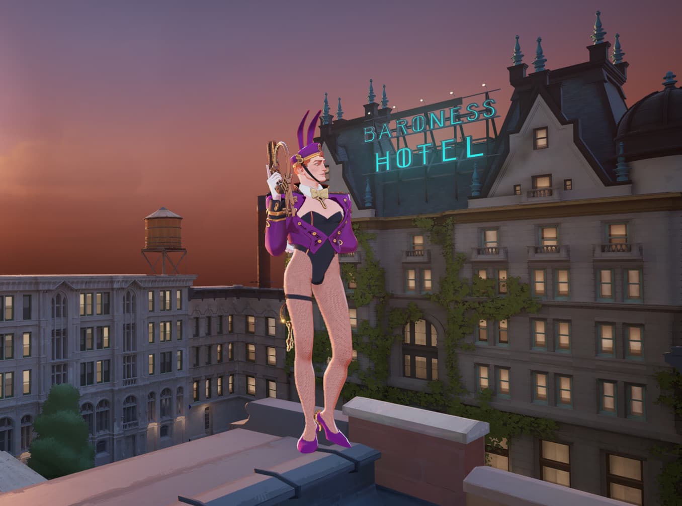 Purple Doorman (Bunny Suit Compatible) screenshot 5