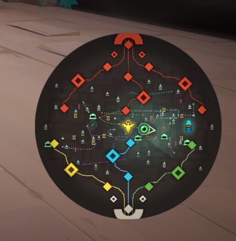 Tunnels on Mini Map