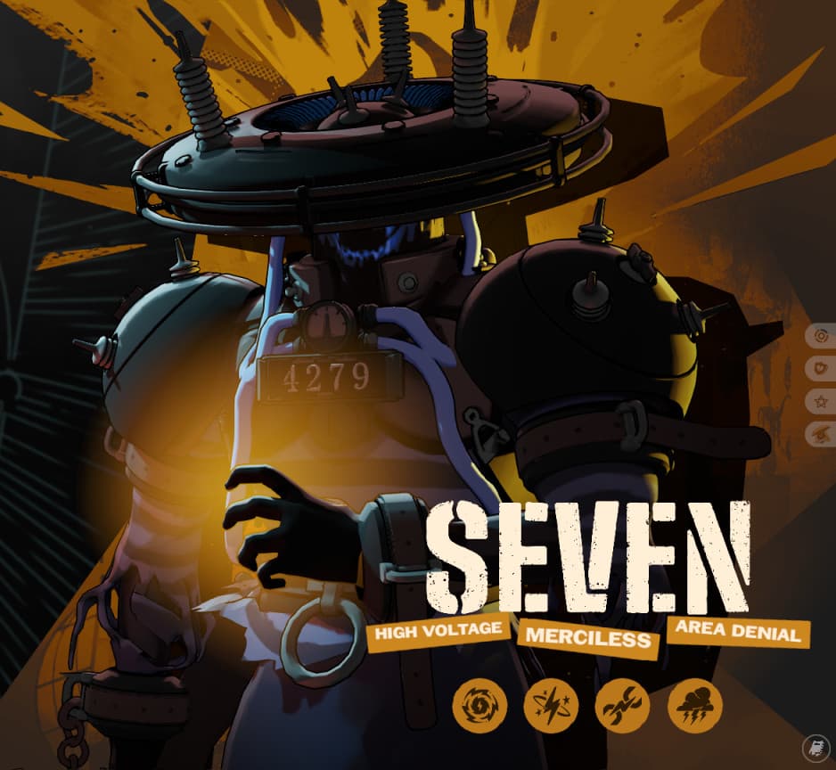 Black And Blue Seven