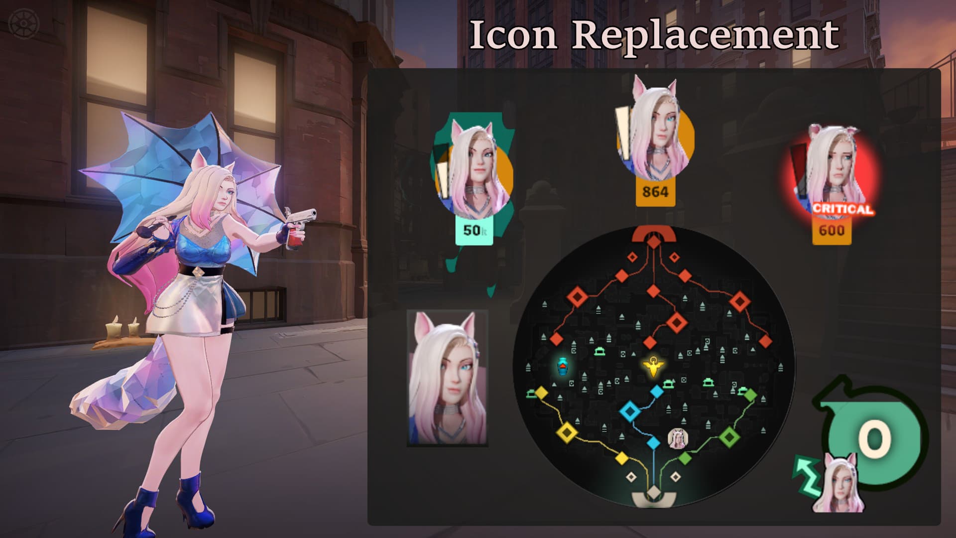 [Added ult music] K/DA Ahri Mina