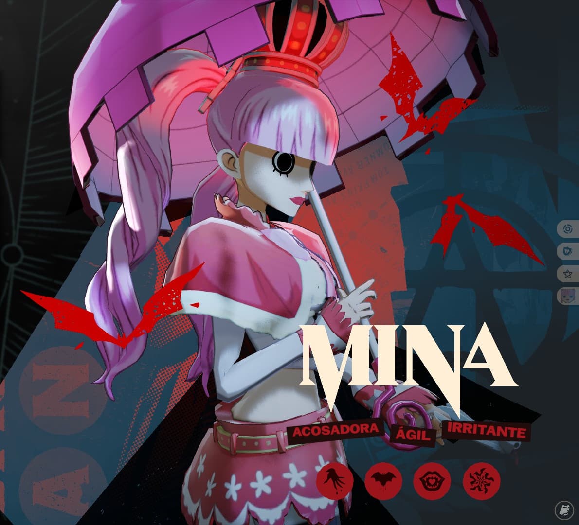 Perona as Mina