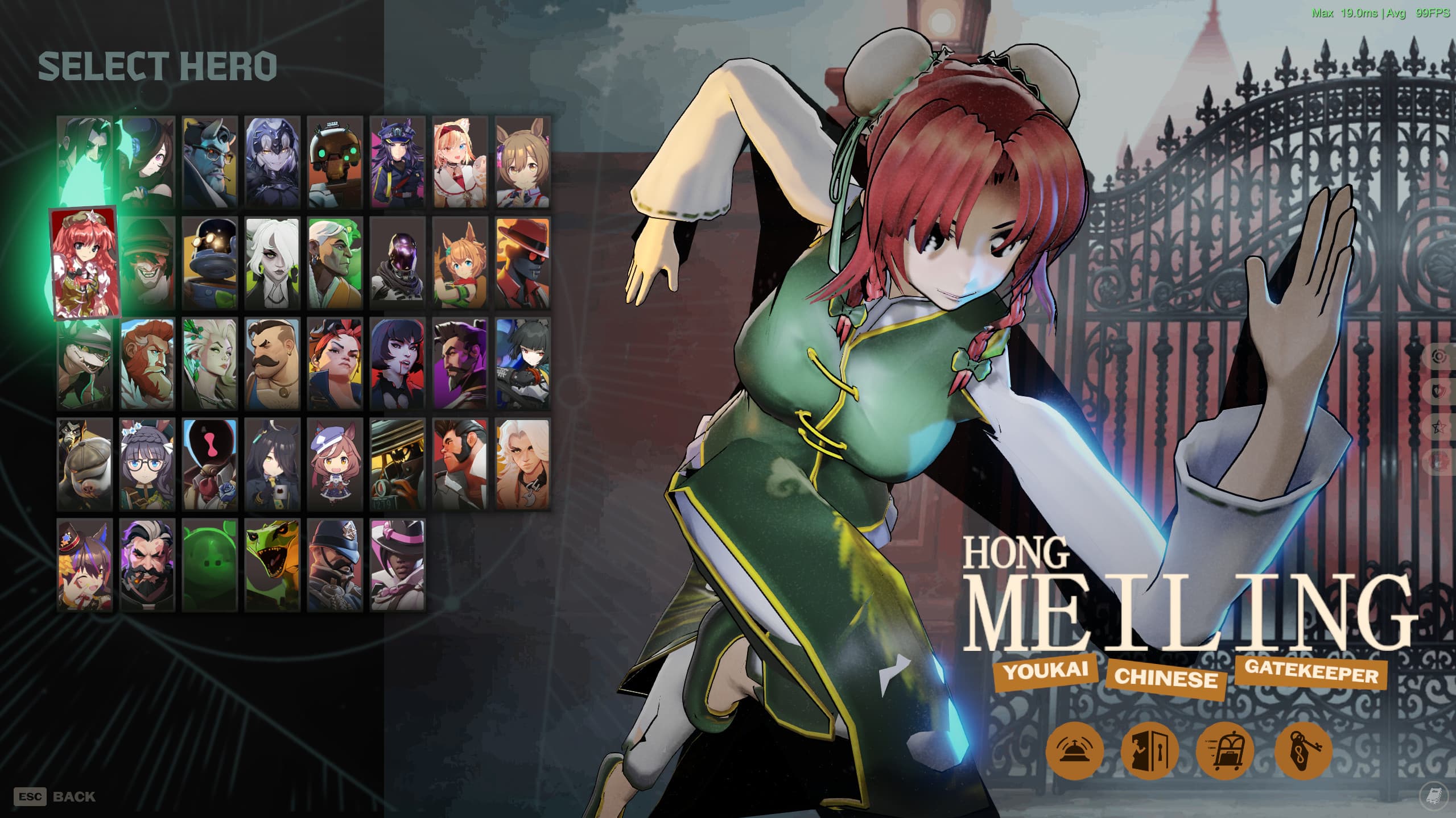 hong meiling over doorman