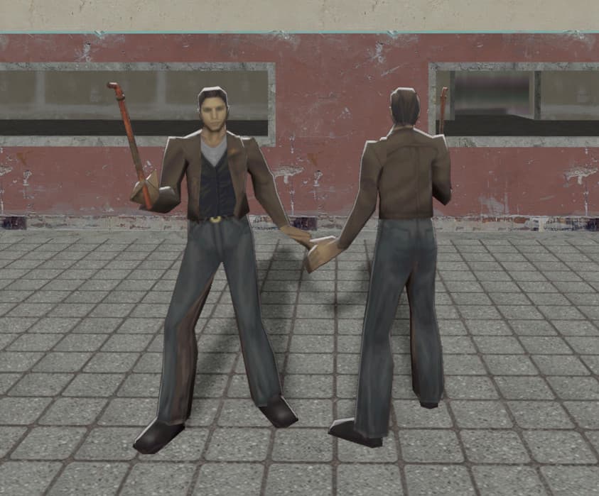 Harry Mason over Sinclair (silent hill) screenshot 5