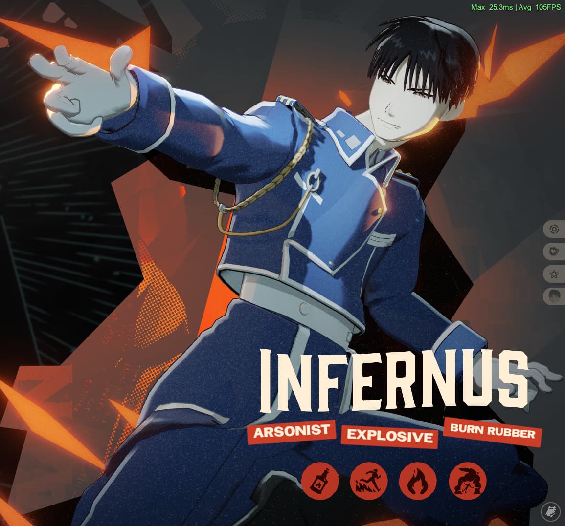 Roy Mustang as Infernus screenshot 2