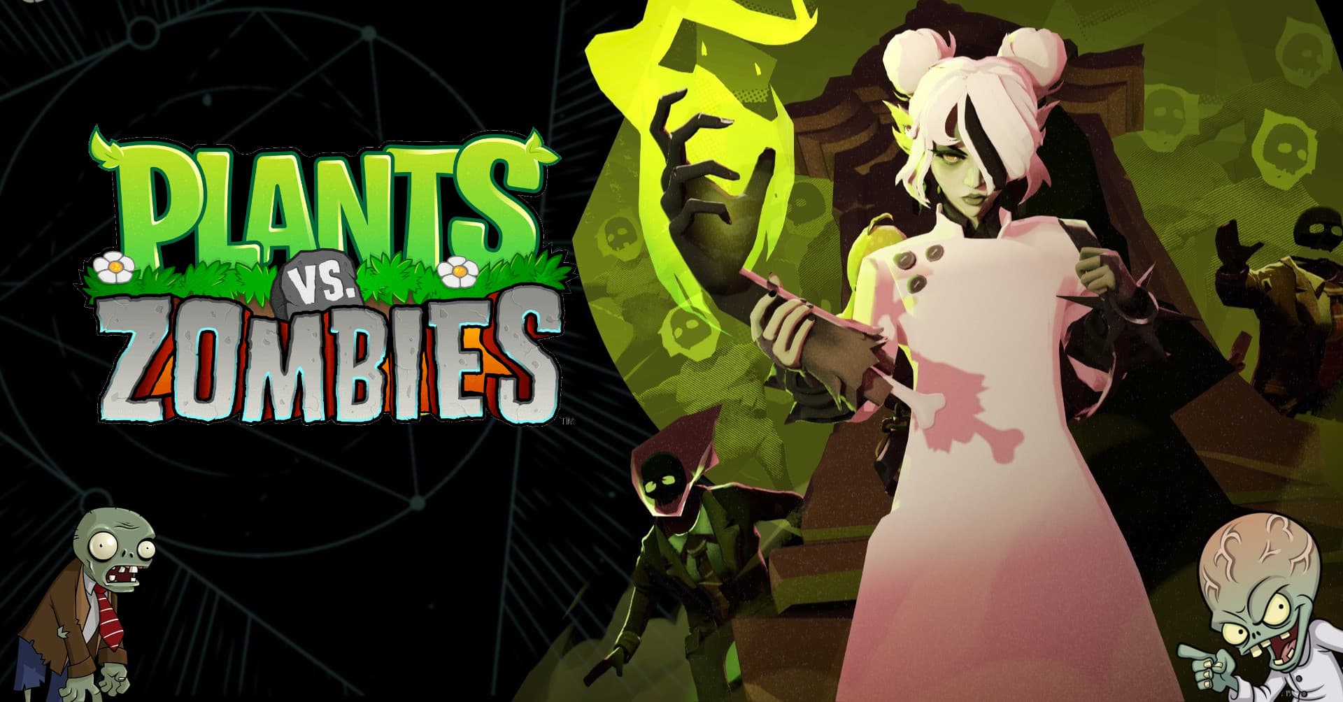 Dr. Zomboss Graves Skin + PvZ Zombie Ghouls