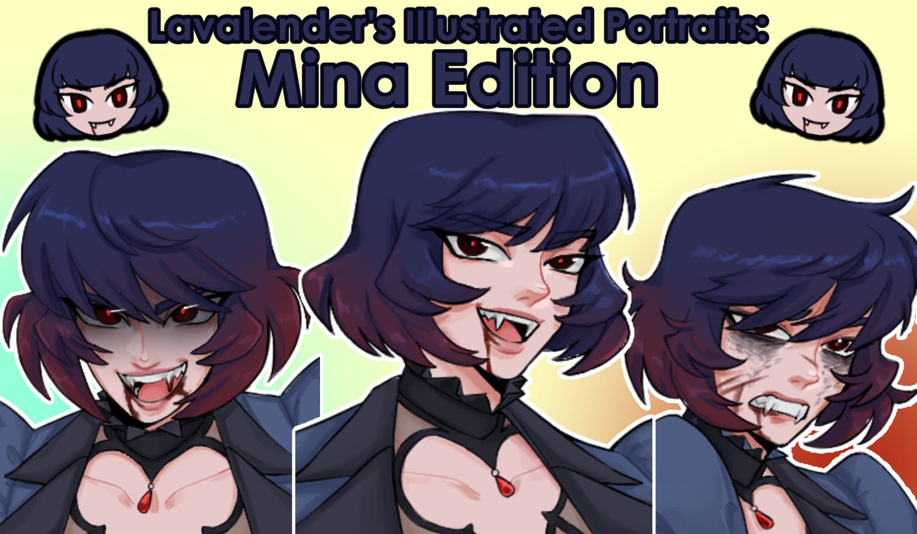 Lavalender's Illustrated Portraits: Mina Edition screenshot