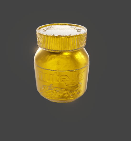 Golden Nuttella Jar Golden Statue screenshot 2