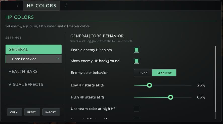 Health Color Rewrite v2 screenshot 5