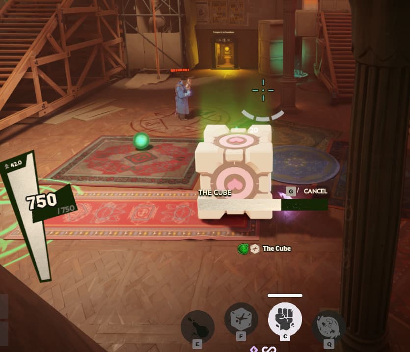 Viscous Companion Cube screenshot 2