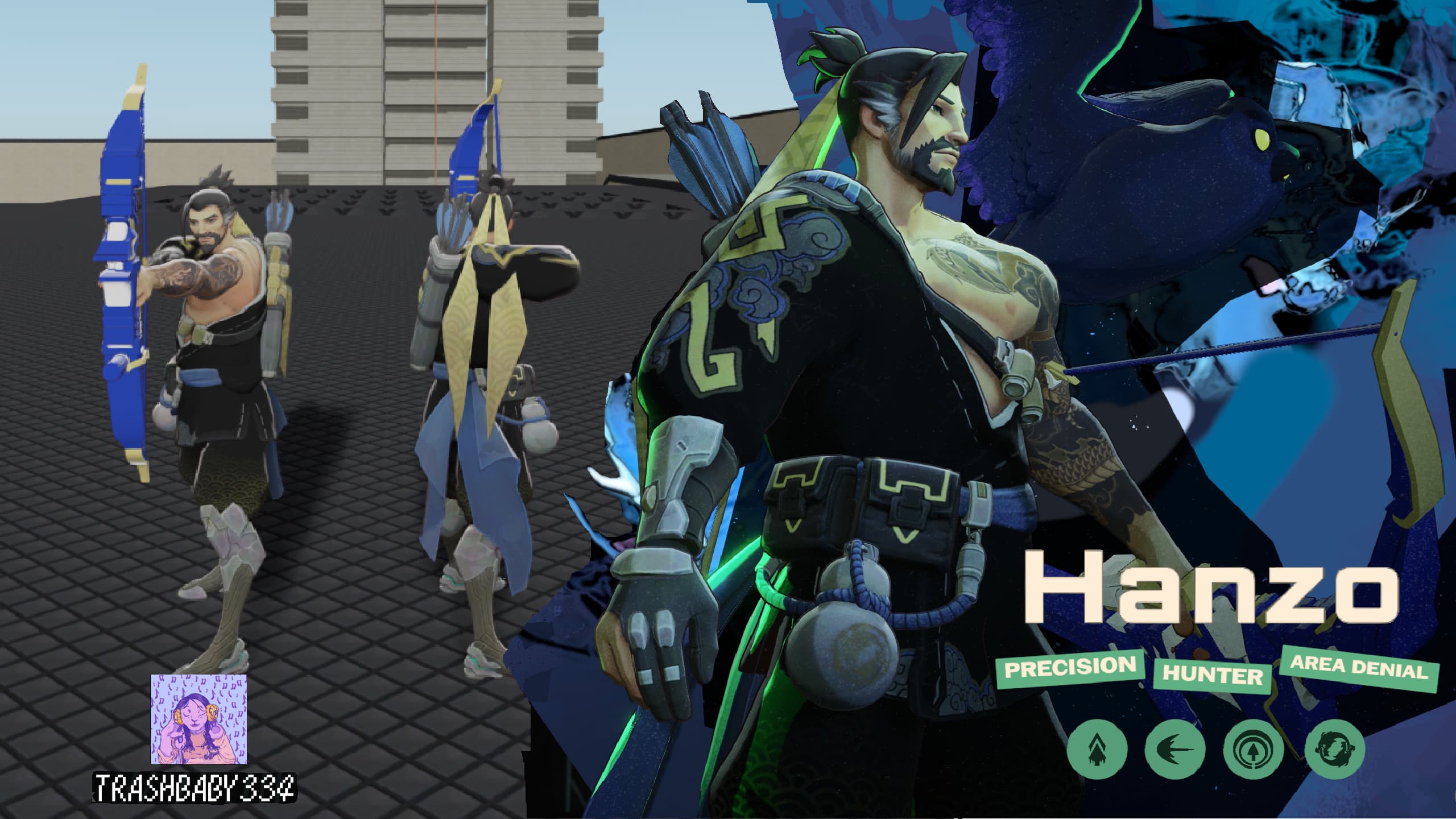 Hanzo (gray talon overhaul) screenshot