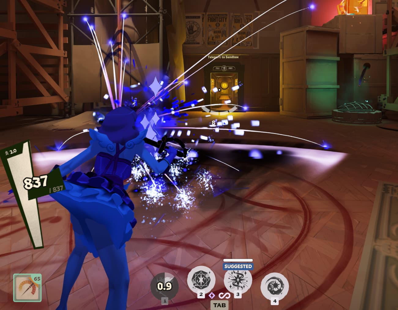 Black and Blue Celeste Particles screenshot 3