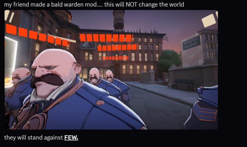 Hatless/Bald Warden screenshot 5