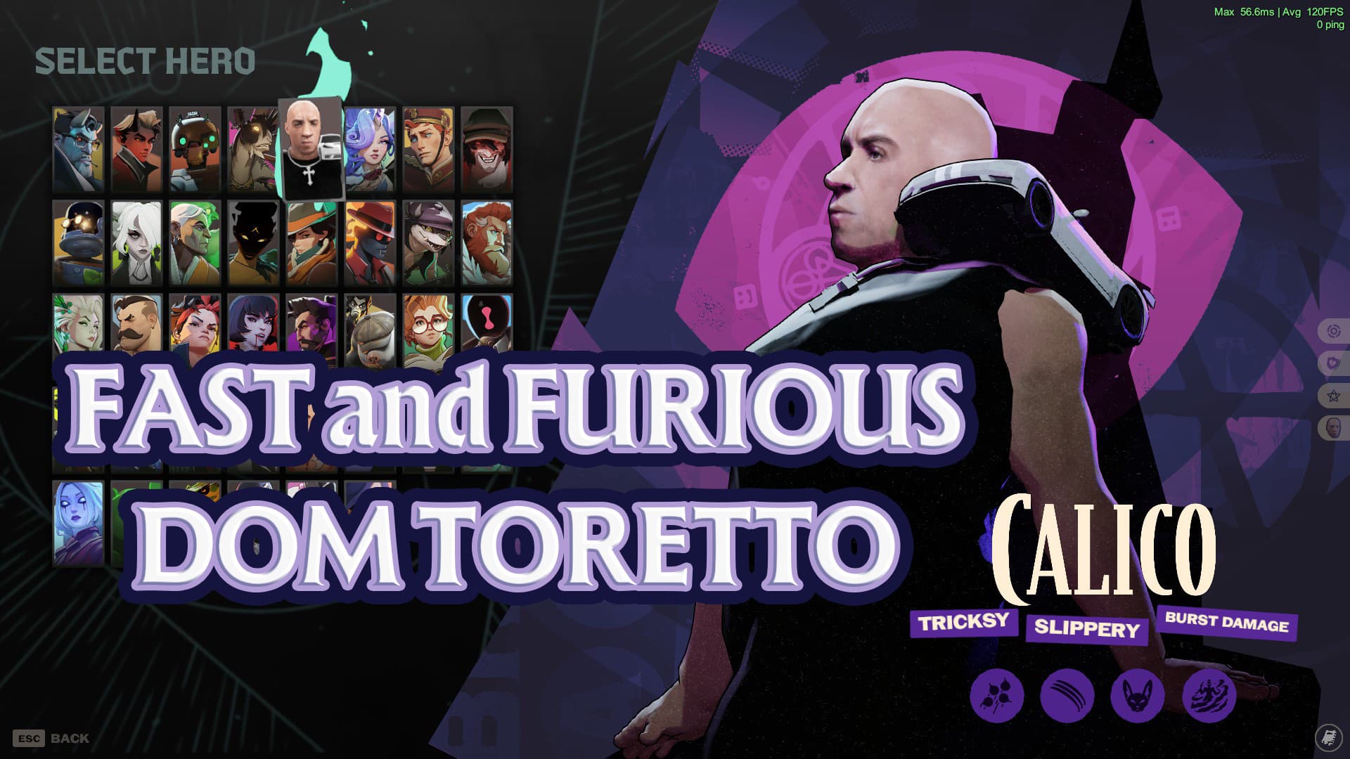 Dom Toretto Calico