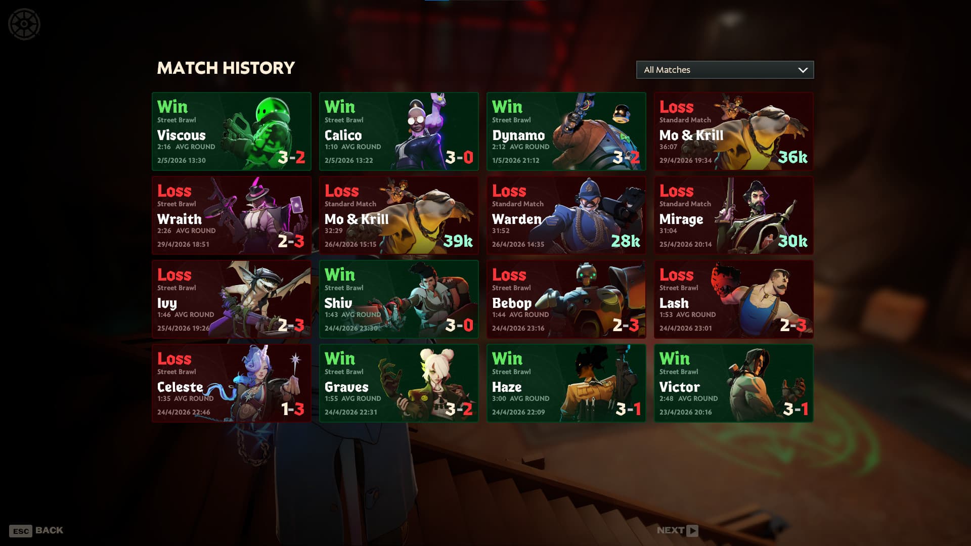 Match History Cards Redesign screenshot 4