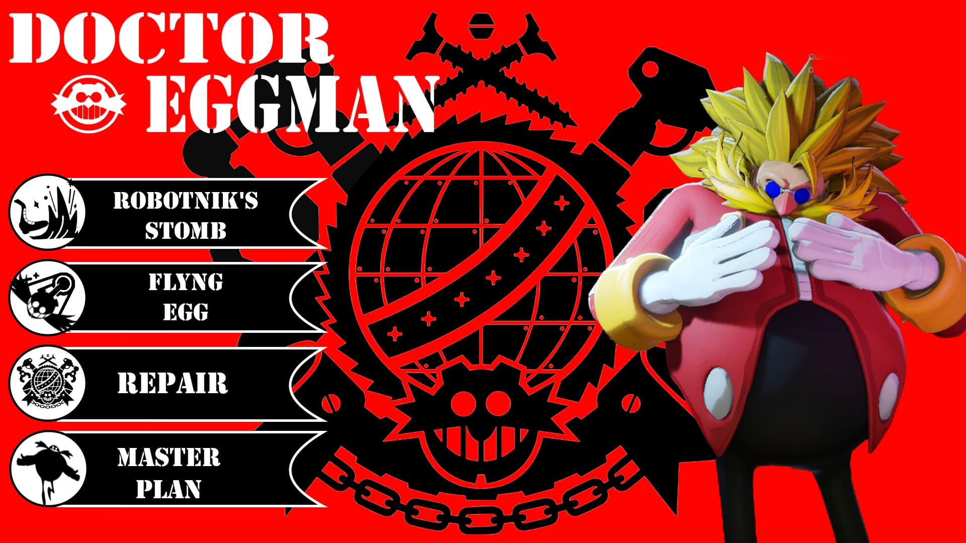 Doctor Eggman over dynamo