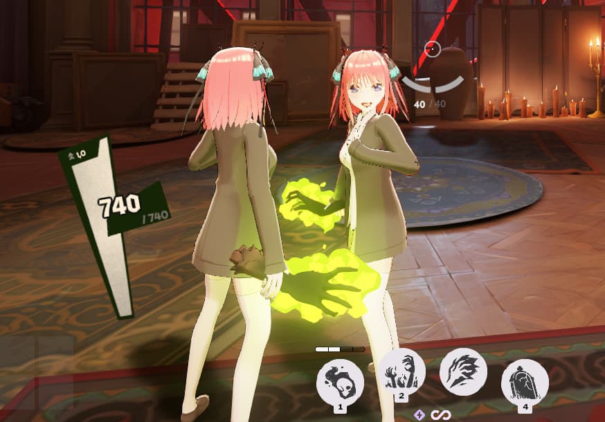Nino Nakano (Quintessential Quintuplets) as Graves screenshot 2