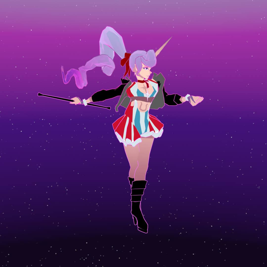 Low poly Celeste