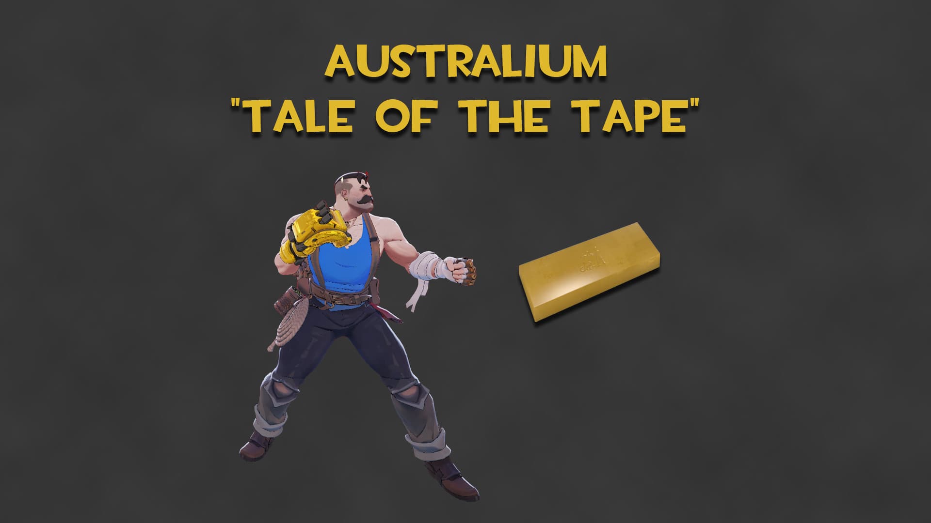 Australium "Tale of The Tape" (Gold Lash Fist)