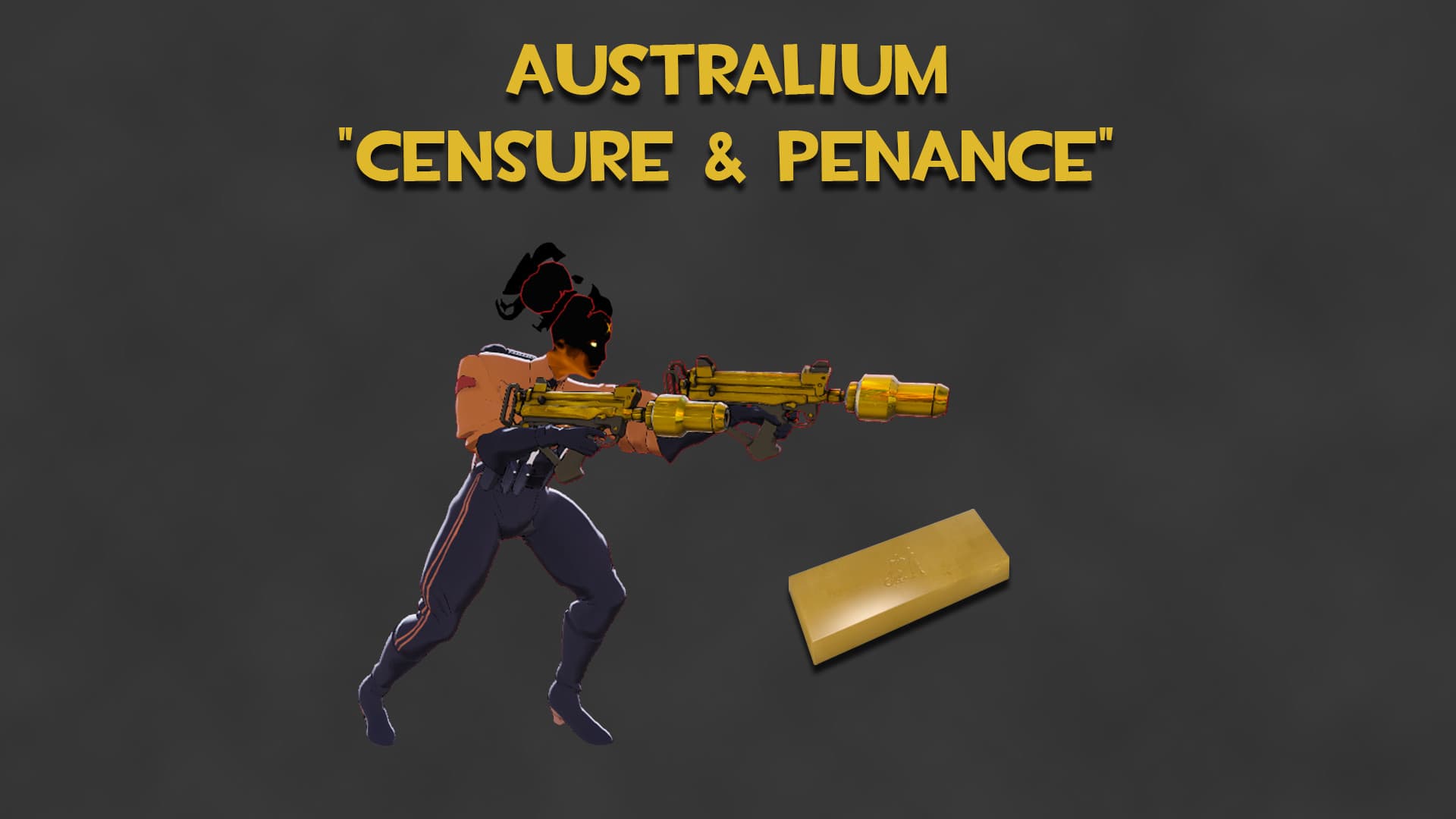 Australium "Censure & Penance" (Gold Haze Guns)