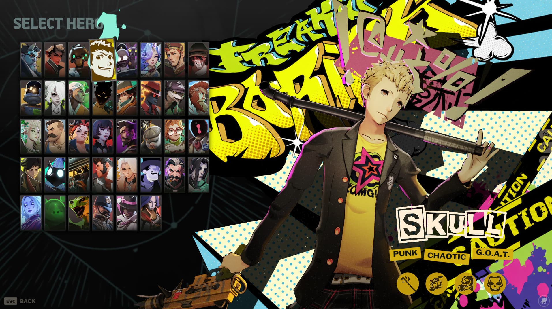 Billy as Skull (Persona 5) screenshot 2