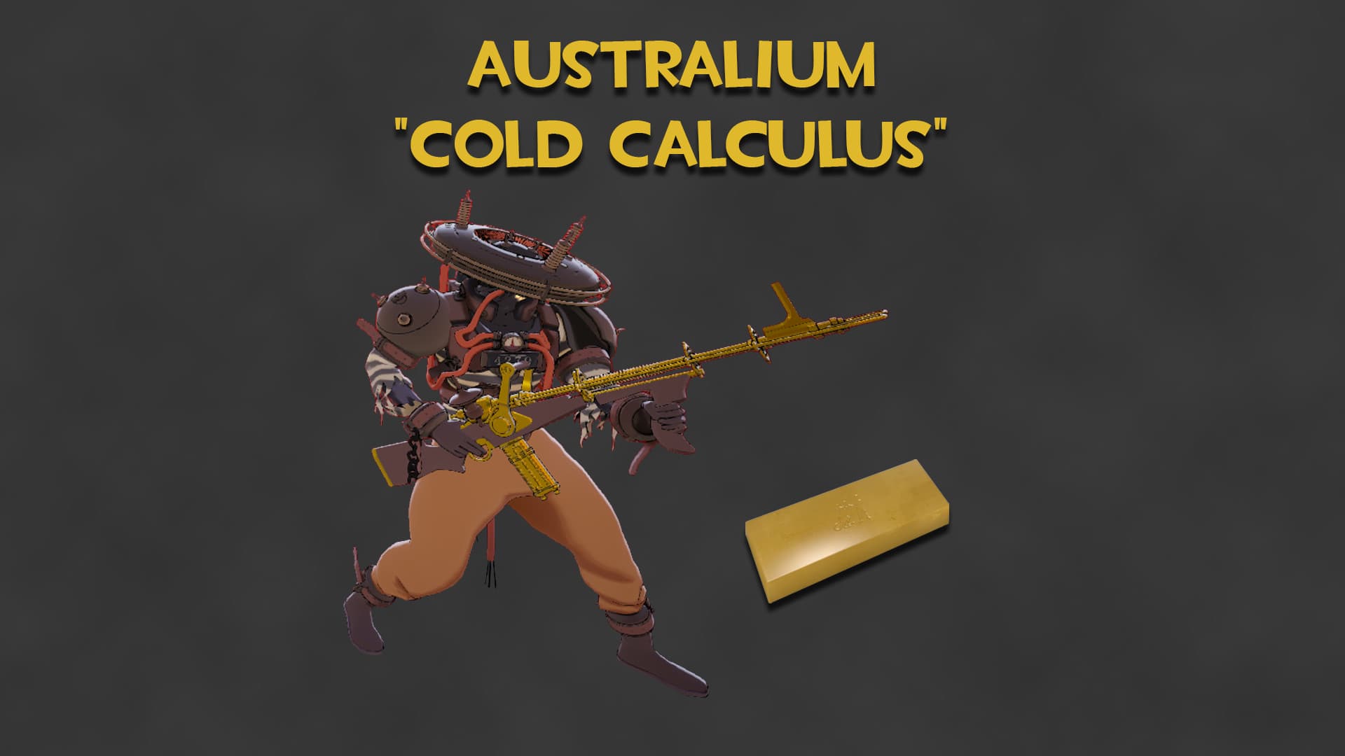 Australium "Cold Calculus" (Gold Seven Gun)