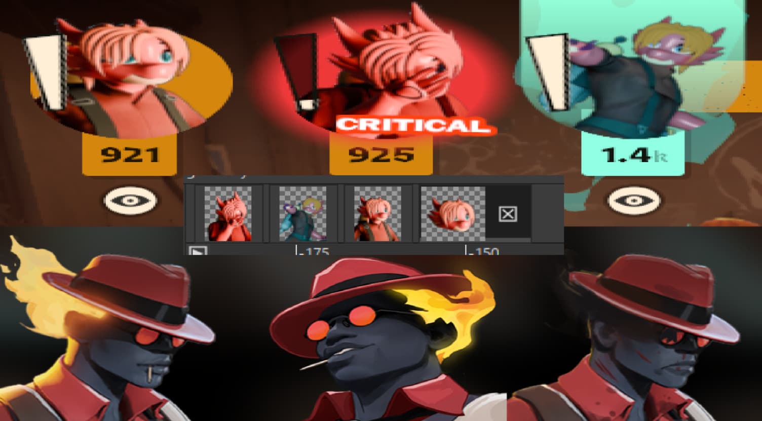The Konfidant Pyro Infernus model swap screenshot 2