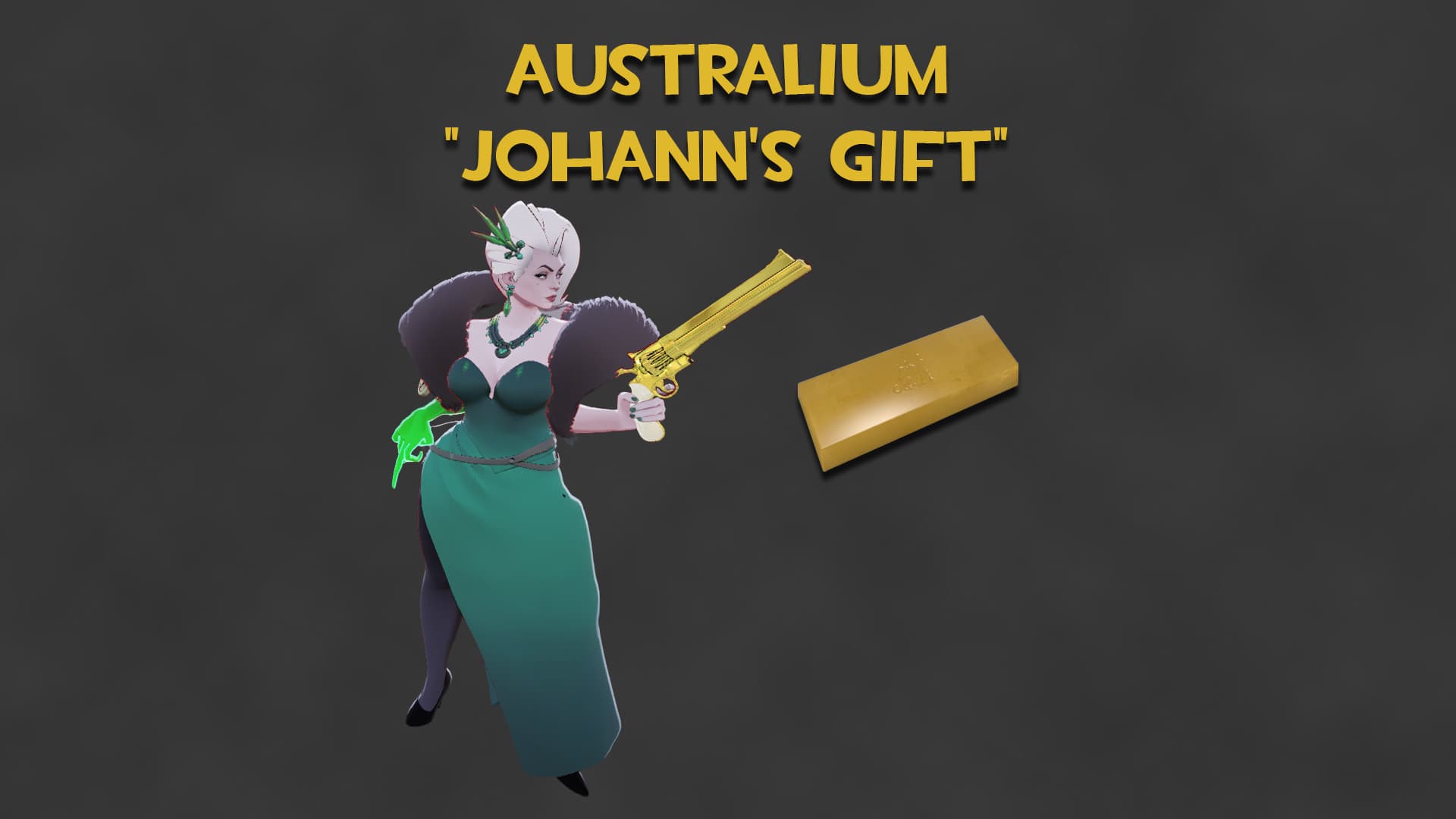 Australium "Johann's Gift" (Gold Lady Geist Gun)